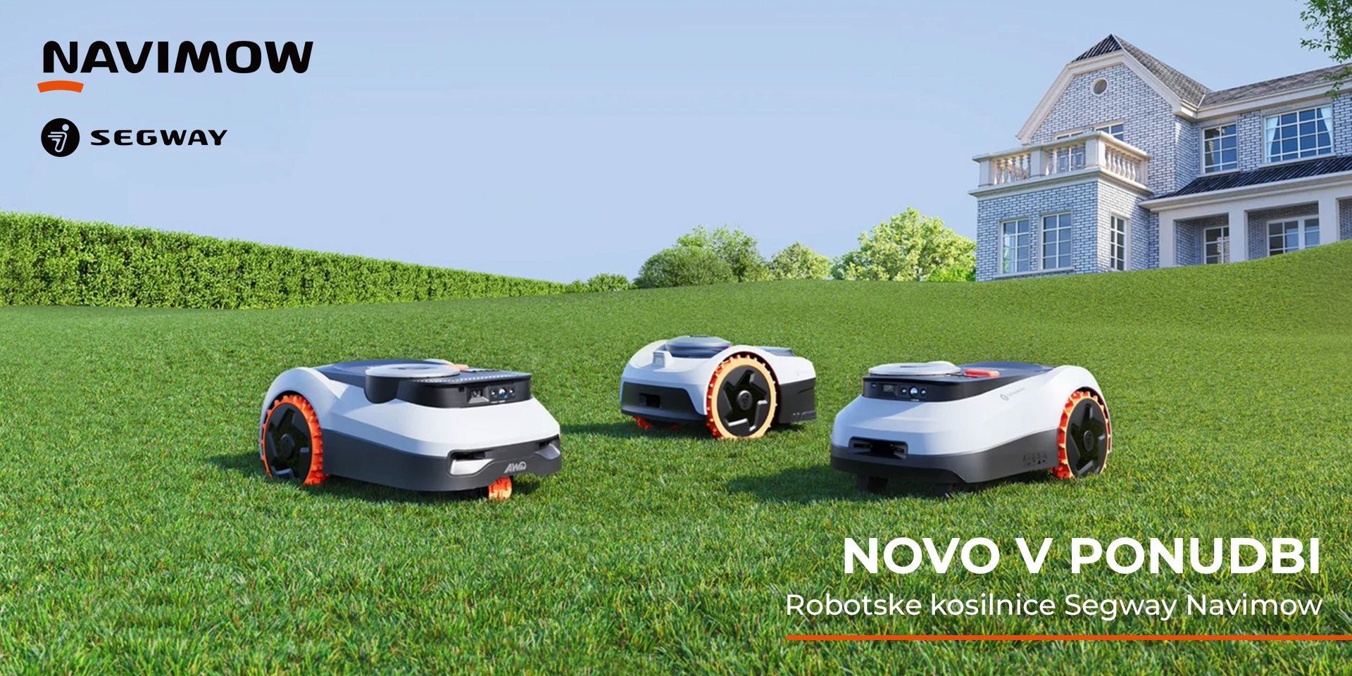 Novo v ponudbi: Robotske kosilnice Segway
